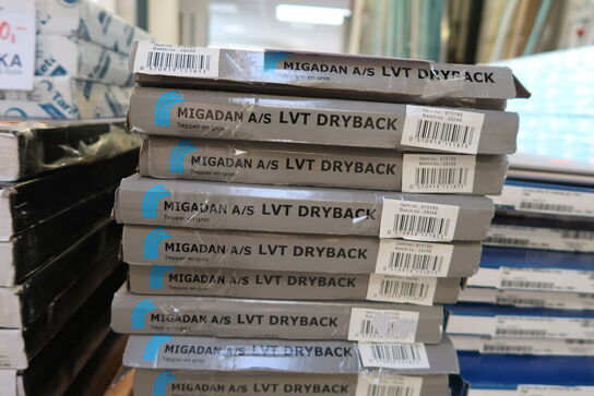 13 pakker gulv MIGDAN LVT Dryback