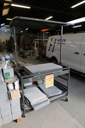 Stativ med div. Måtter