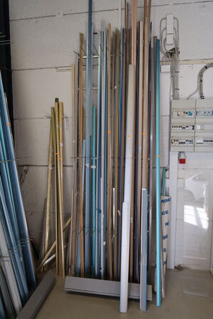 Stativ med div. Lister