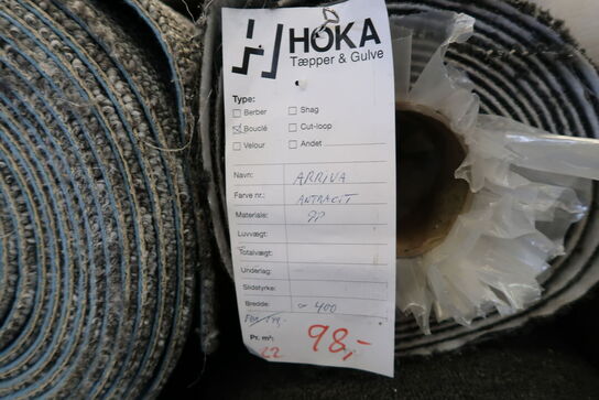 1 rulle gulvtæppe ARRIVA