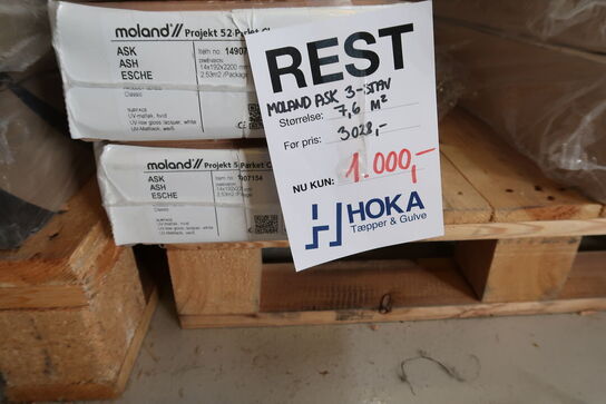 3 pakker gulv MOLAND Ask 3-Stav