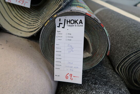 1 rulle gulvtæppe PLAY