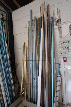 Stativ med div. Lister