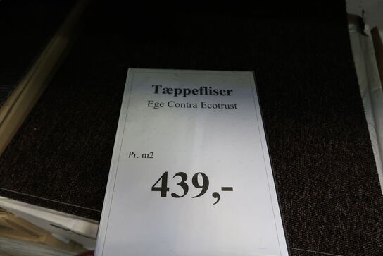 6 pakker tæppefliser EGE Modular