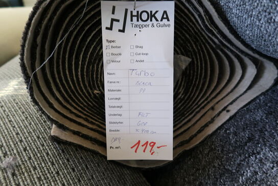 1 rulle gulvtæppe TURBO