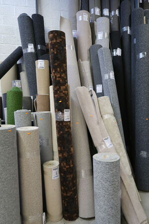 Div. Ruller med gulvtæpper