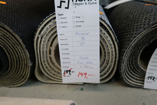 1 rulle gulvtæppe CARMEN