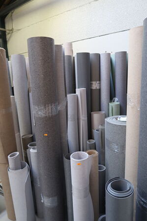 Div. Ruller pvc/vinyl/linoleum der er både hele/ubrugt og bruge ruller