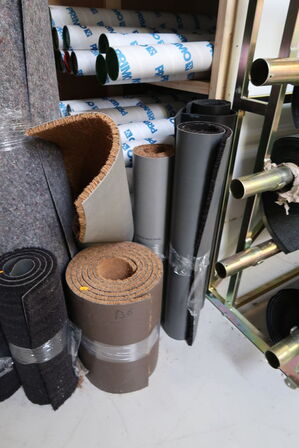 Div. Ruller med gulvtæpper