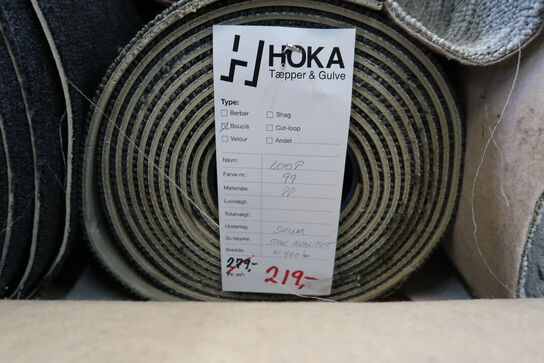 1 rulle gulvtæppe LOOP