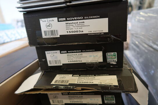 8 pakker gulv NOVEGO Sildeben Washed Oak