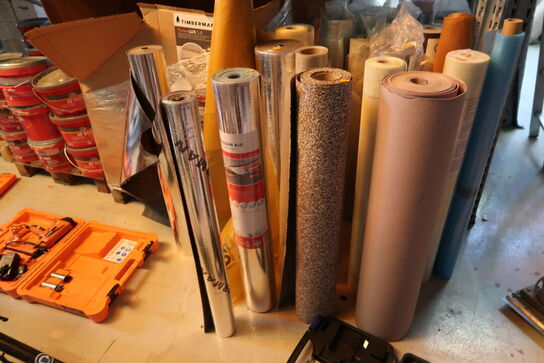 Div. Ruller med underlag m.m.