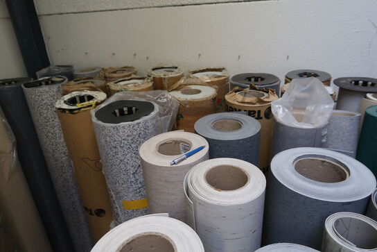 Div. Ruller pvc/vinyl/linoleum der er både hele/ubrugt og bruge ruller