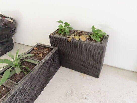 4 stk. plantekasser