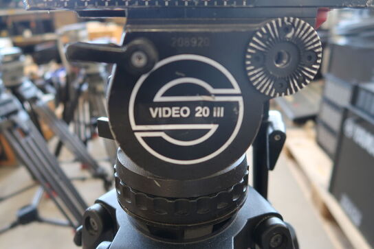 Kamera tripod SACHTLER Video 20 III m. carbon base 
