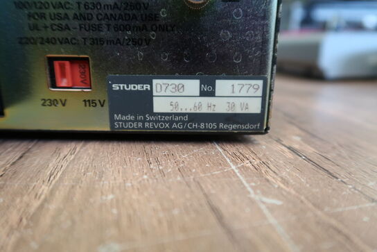 CD-afspiller STUDER D730