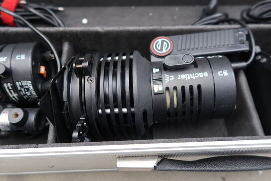 3 stk. Lamper SACHTLER Reporter 322H i kuffert