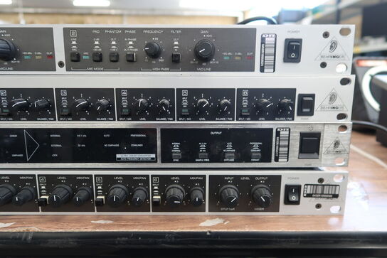 4 stk. Audio-enheder BEHRINGER