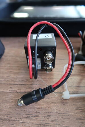 7 stk. Minicam MARSHALL samt Odyssey monitor/optager (Carkit)