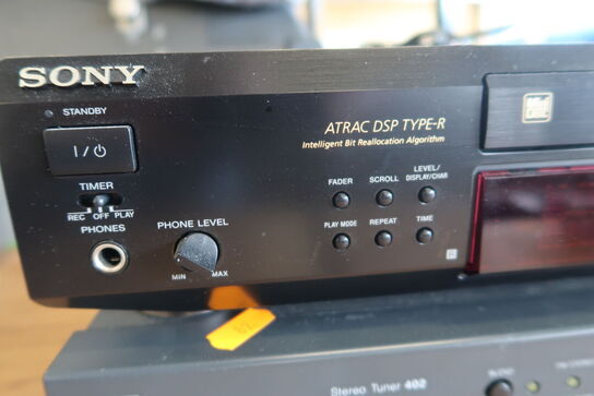 Minidisc-afspiller og tuner SONY / NAD