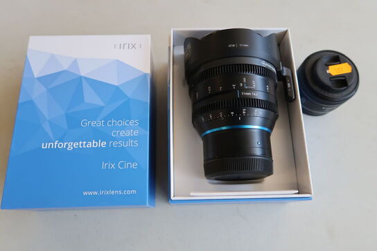 2 stk. Objektiver IRIX 11mm samt CANON 50mm