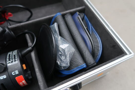 3 stk. Lamper SACHTLER Reporter 322H i kuffert