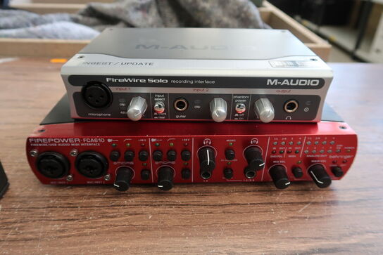 Div. Lydkort, Mic Preamps m.m.