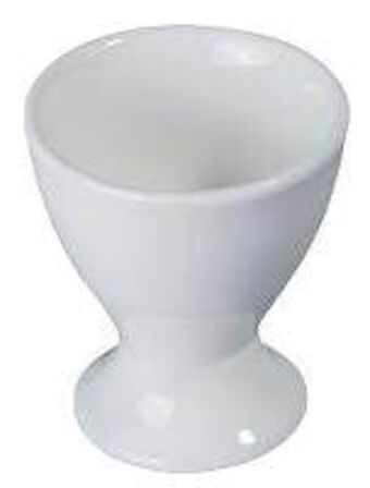 288 stk. Æggebæger hvid porcelæn H60 mm 