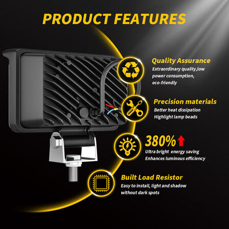 4 stk. Arbejdslygte LED StormBeam 120