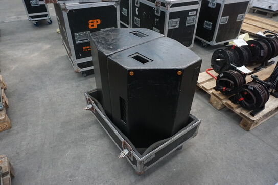 2 stk. Martin Audio LE-400 inkl. flightcase