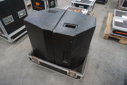 2 stk. Martin Audio LE-400 inkl. flightcase