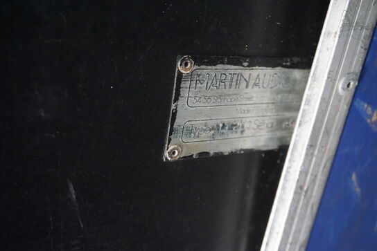 2 stk. Martin Audio LE-400 inkl. flightcase