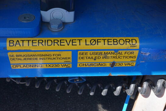 Løftebord TRANSLYFT TM 7500 SP