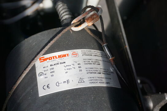 2 stk. UV gun inkl. flightcase