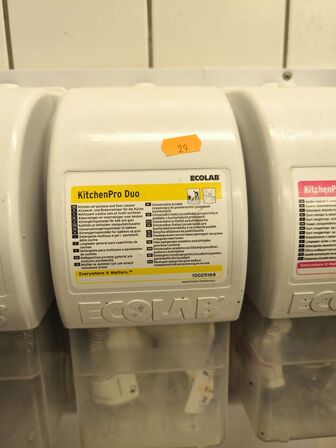 Kemistation ECOLAB inkl. div. kemi