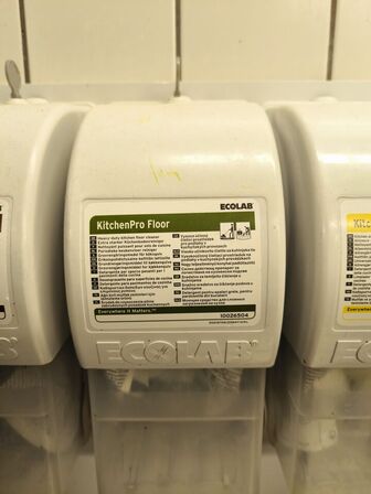 Kemistation ECOLAB inkl. div. kemi