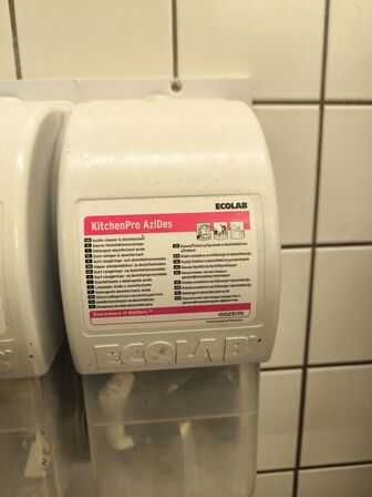Kemistation ECOLAB inkl. div. kemi