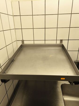 Hylde i rustfri stål