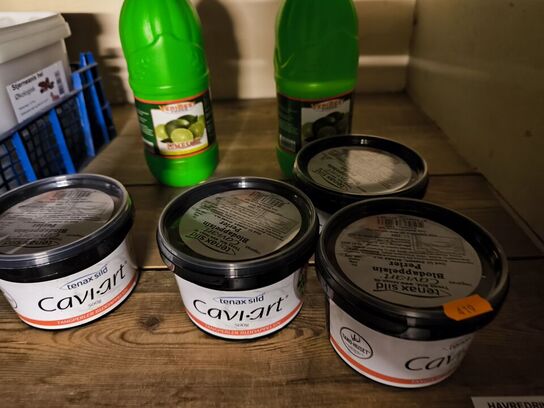 Div. fødevarer, CAVIART, limesaft m.v.