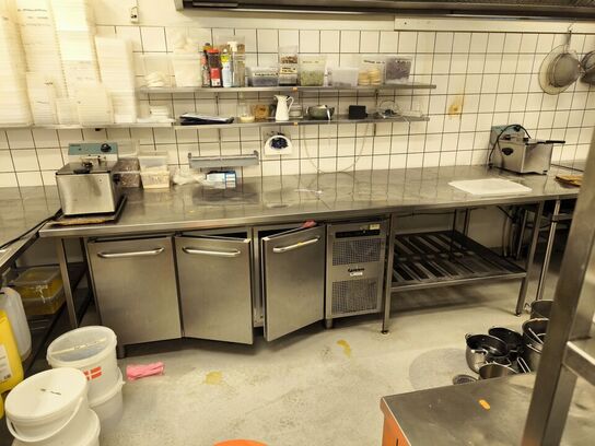 Arbejdsstation i rustfri stål