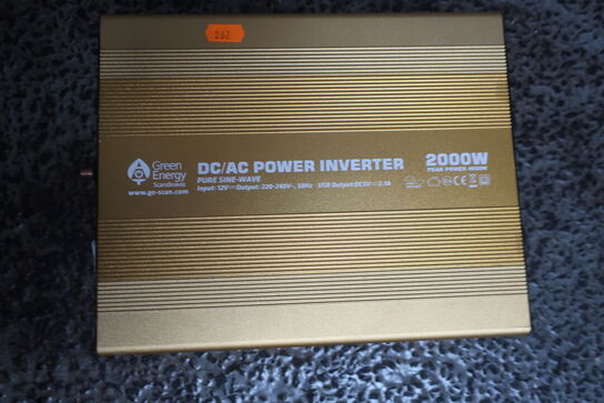 Inverter GREEN ENERGY DC/AC Power Inverter 2000W