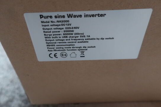 Inverter GREEN ENERGY DC/AC Power Inverter 2000W