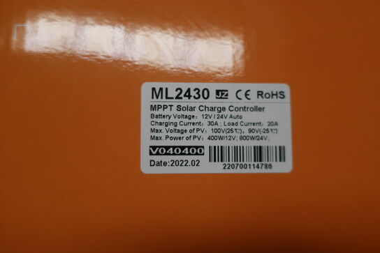Mppt Solar Charge Controller ML2430