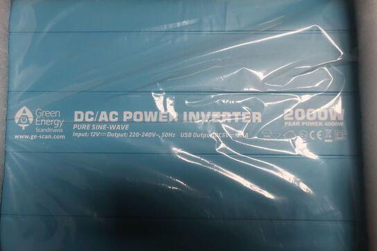 Inverter GREEN ENERGY DC/AC Power Inverter 2000W