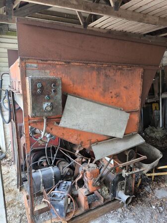 Rockwool indblæsningsmaskine med HATZ dieselmotor