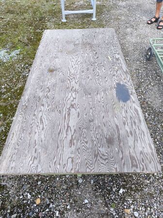 Transportvogn med plade