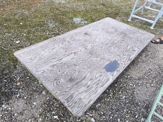 Transportvogn med plade