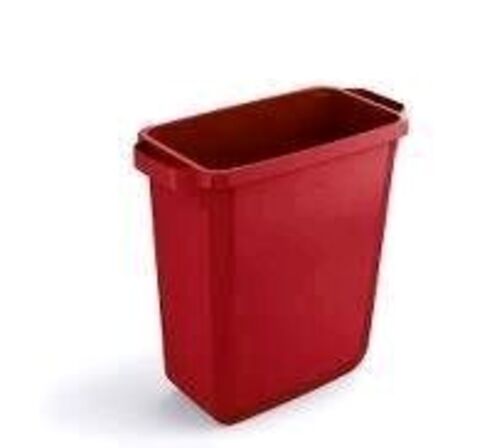 2 stk. Beholder 60 ltr plast rød ekskl låg