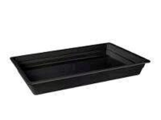 5 stk. Serveringsfad 1/1 GN 530 x 320 x 65 mm Melamin sort