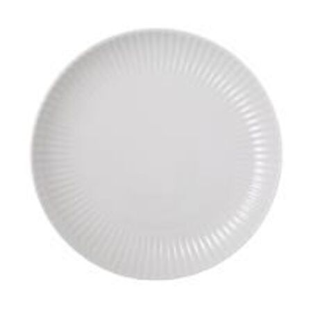 18 stk. Tallerken hvid 240 mm Daisy